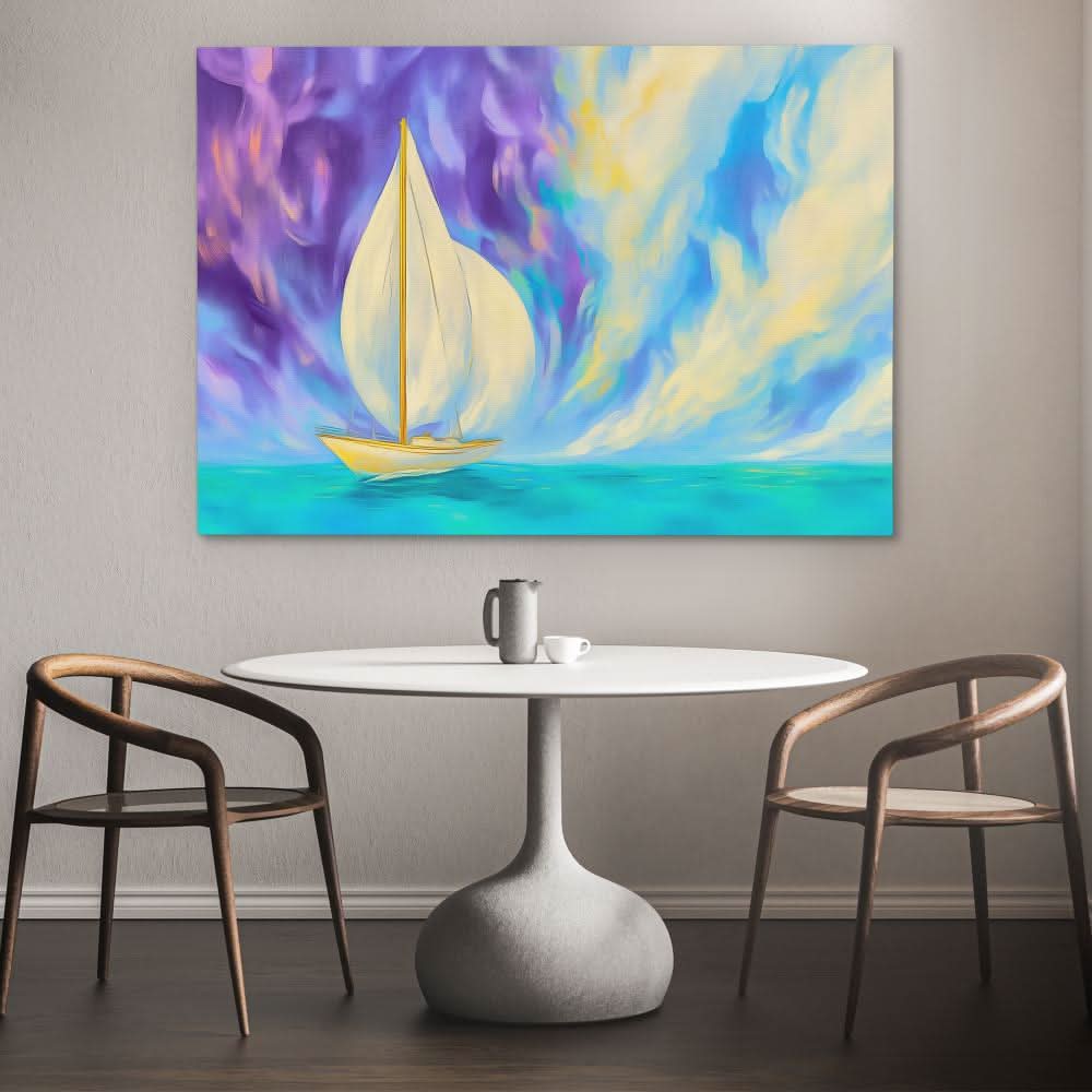 Voyage Through the Veil - Canvas Wall Art