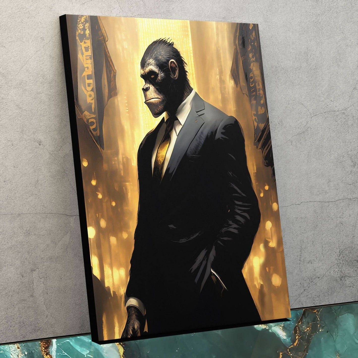 Wall Street Ape - Luxury Wall Art
