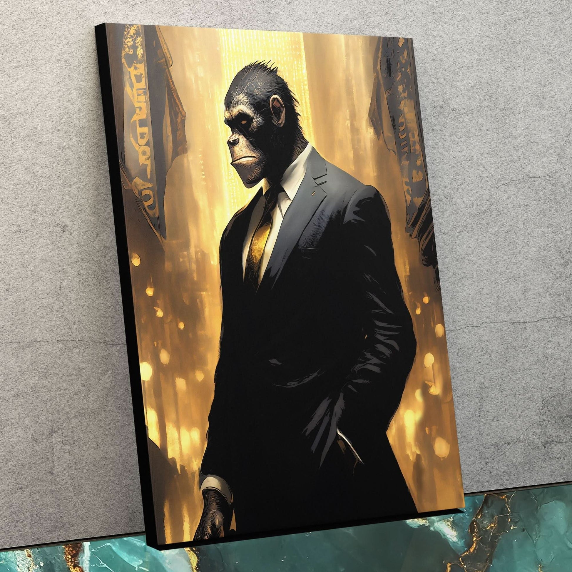 Wall Street Ape - Luxury Wall Art