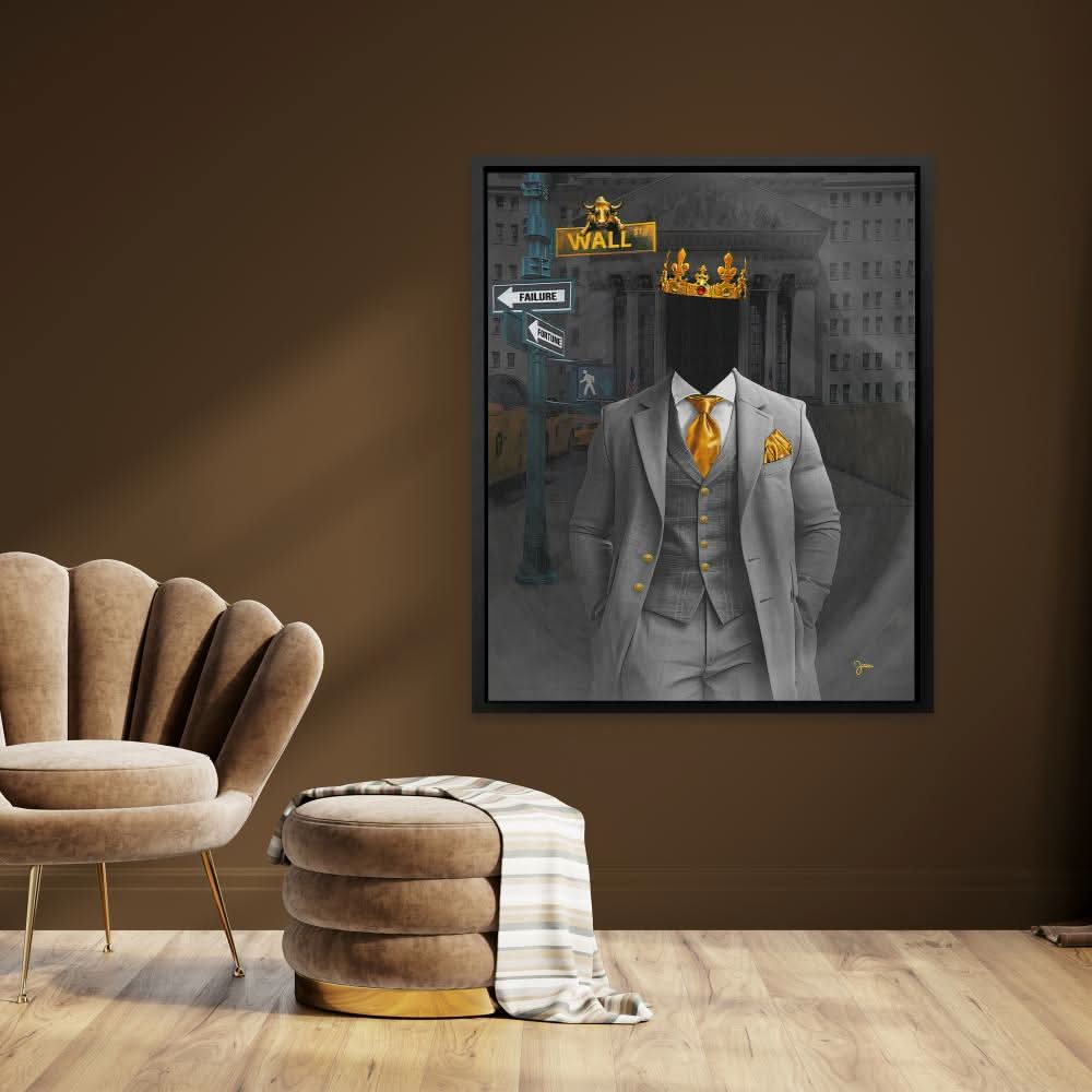 Wall Street Fortune - Oversized America Canvas Wall Art
