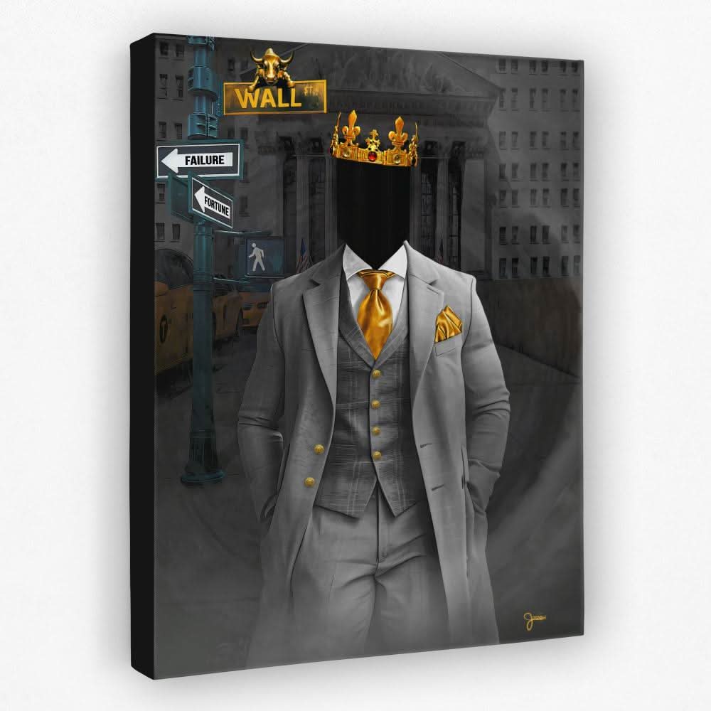 Wall Street Fortune - America Canvas Wall Art