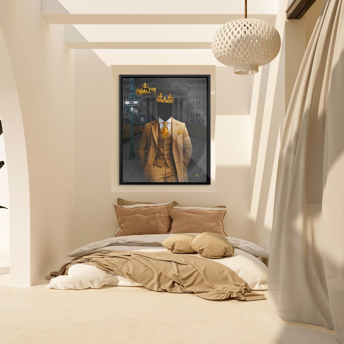 Wall Street Riches - America Art for Bar and Lounge