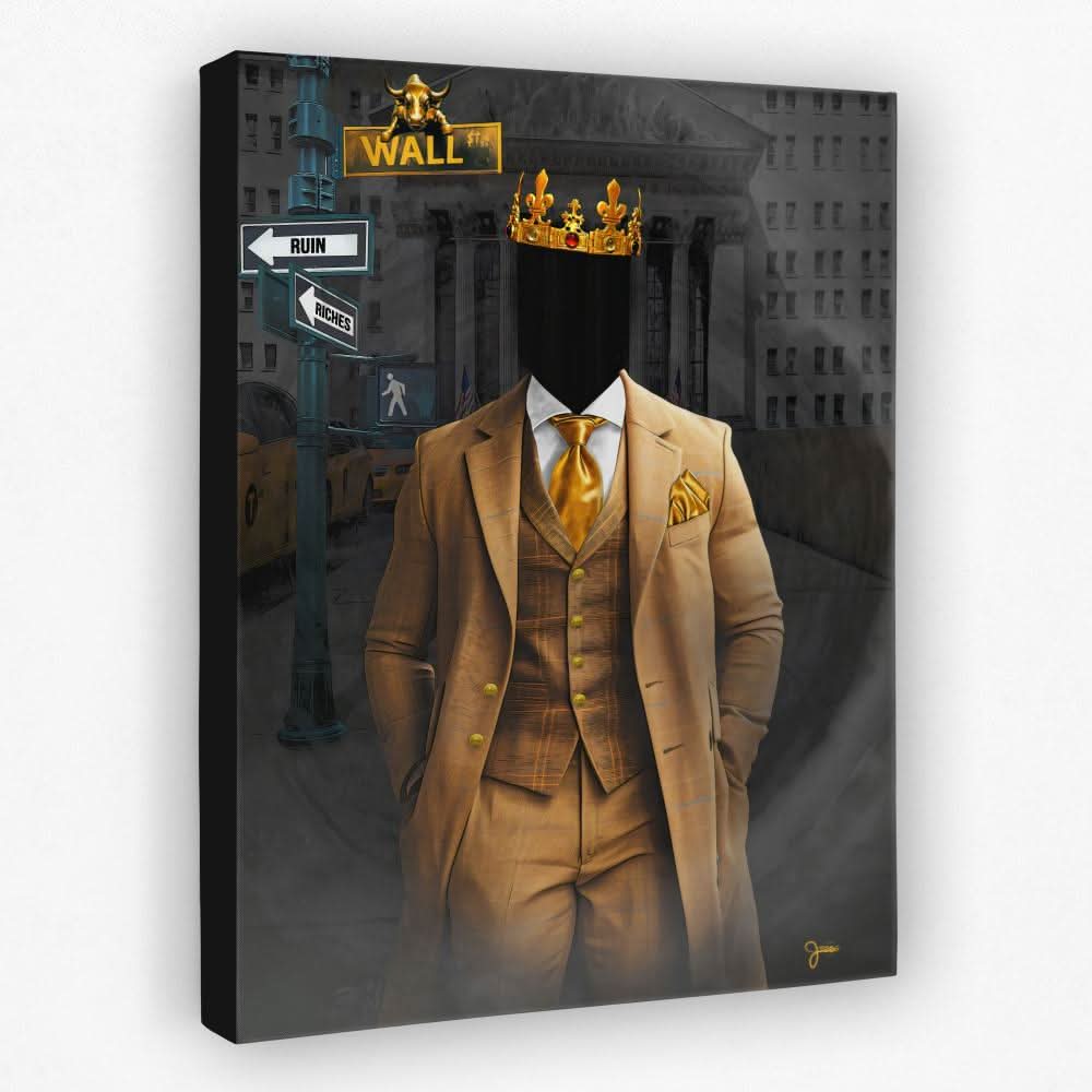 Wall Street Riches - America Canvas Wall Art