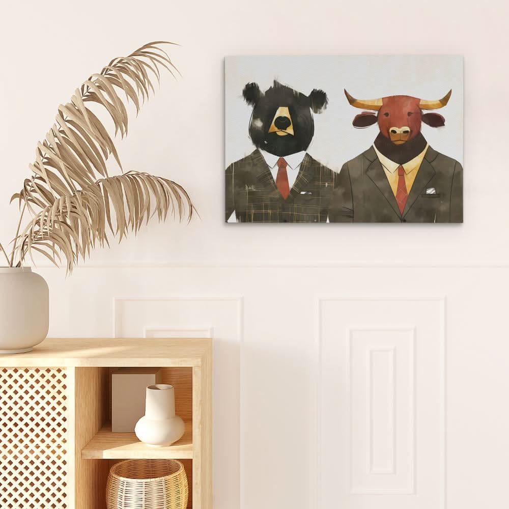 Wall Street Stonks - Framed Art Print
