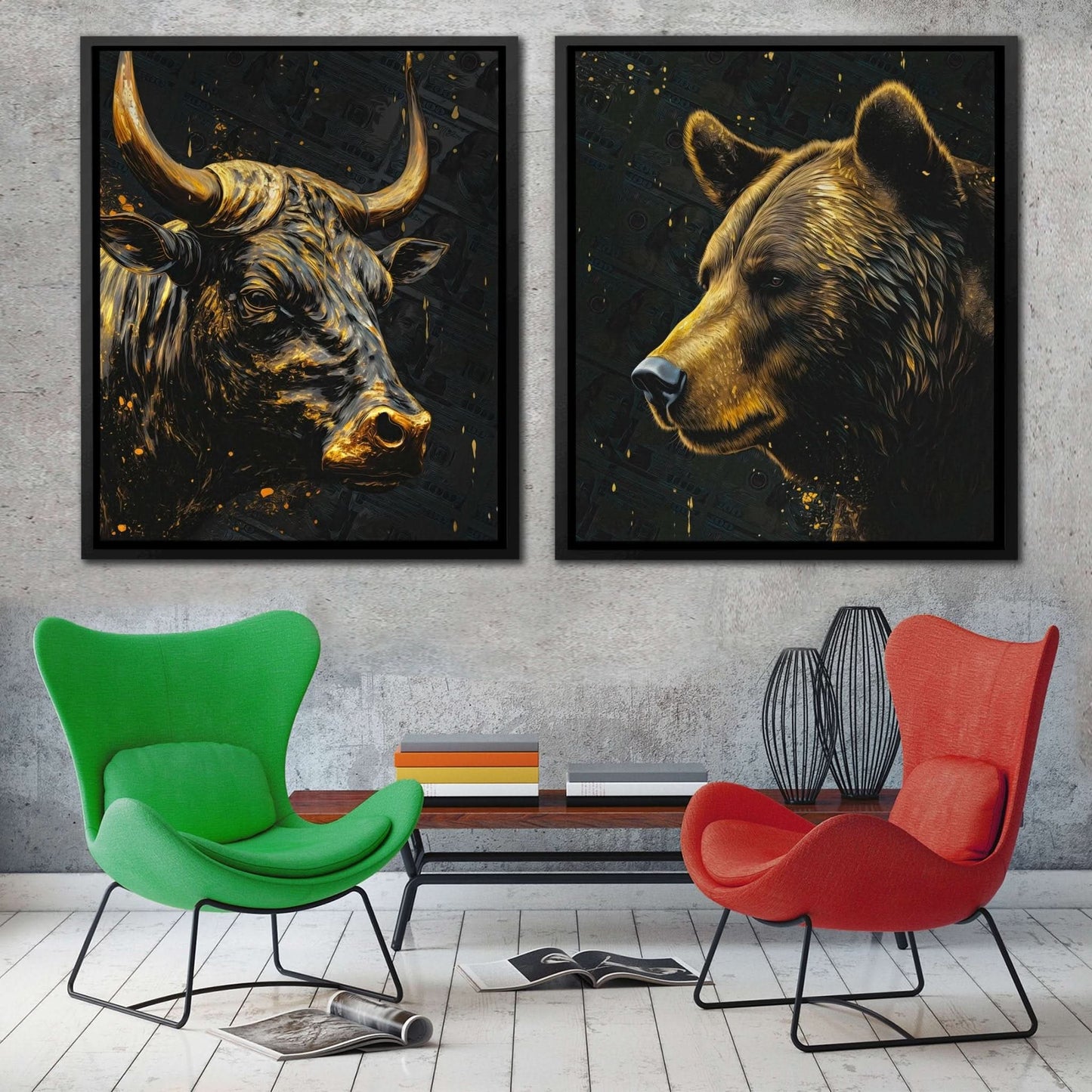 Wall Street Warriors - Luxury Wall Art