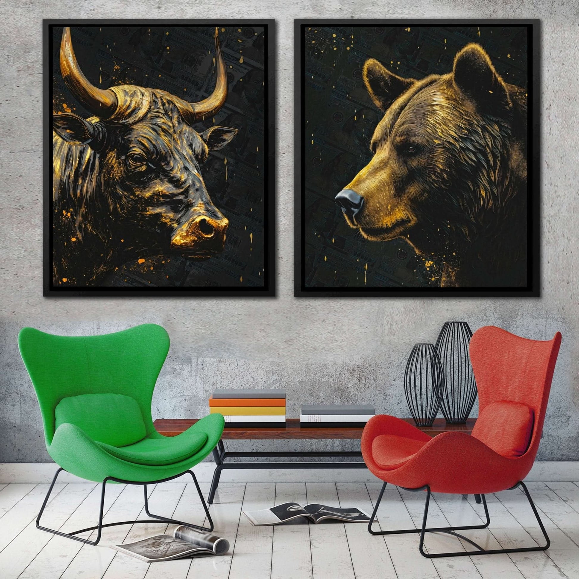 Wall Street Warriors - Luxury Wall Art