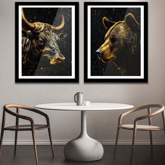 Wall Street Warriors Semi-Gloss Prints - Entrepreneur Canvas Wall Art