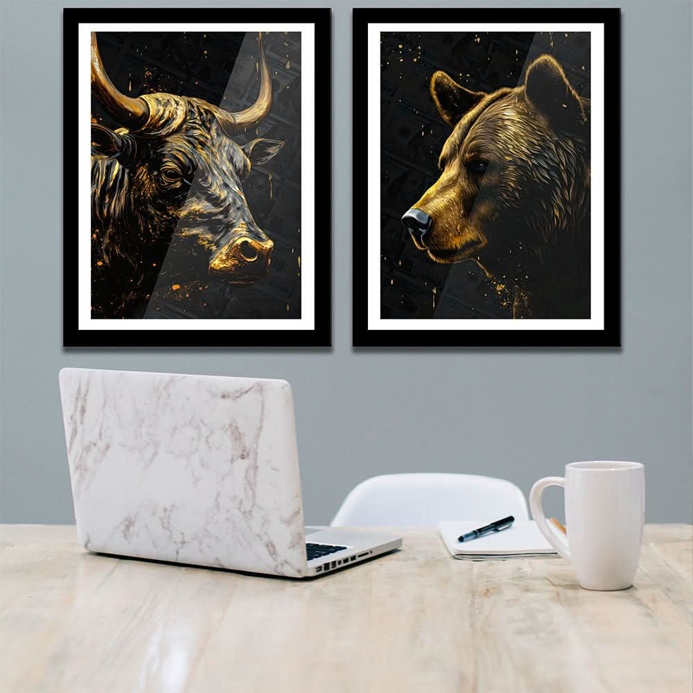 Wall Street Warriors Semi-Gloss Prints - Large Canvas Print