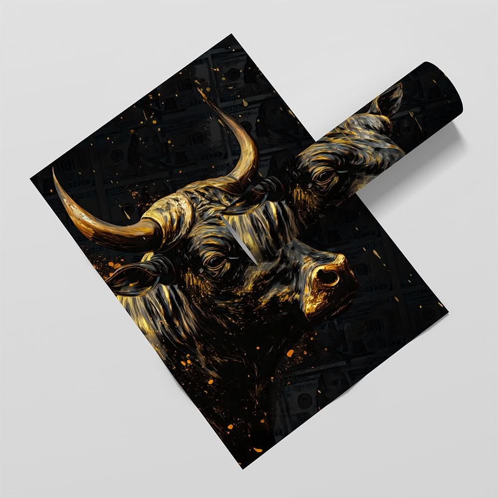 Wall Street Warriors Semi-Gloss Prints - Wall Art in Black Frame
