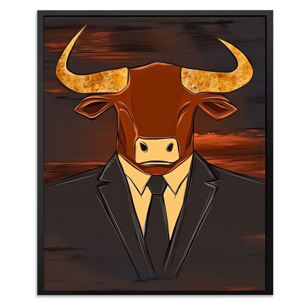 Wall Street Wisdom - Animals Art for Office