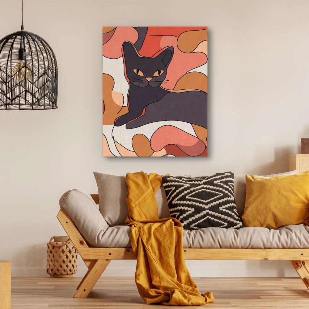 Warm Hues and Whiskers - Animals Art