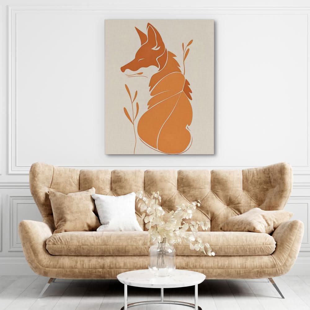 Warm Minimalism - Large Minimalist Canvas Print