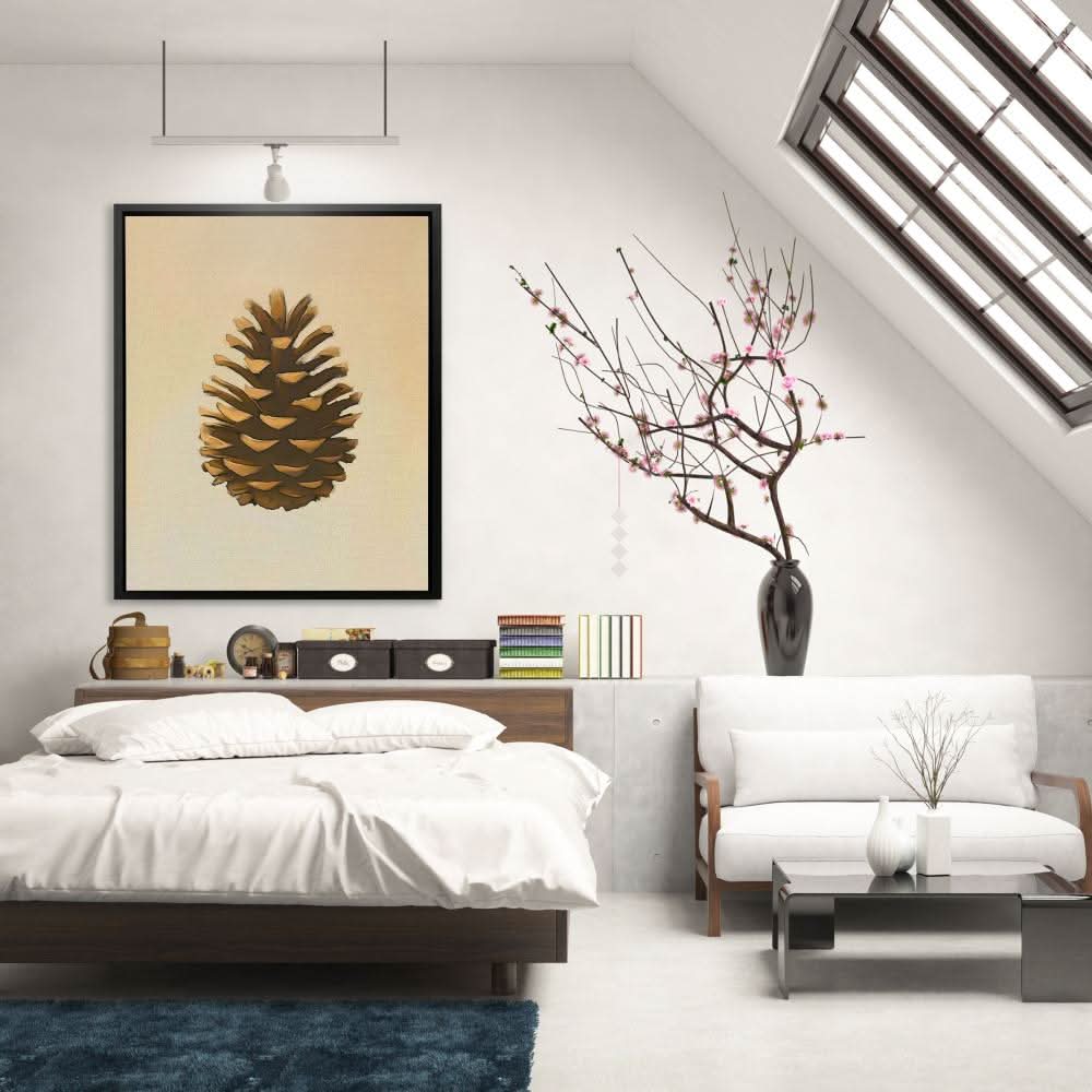 Warm Pinecone - Cabin Art for Kitchen