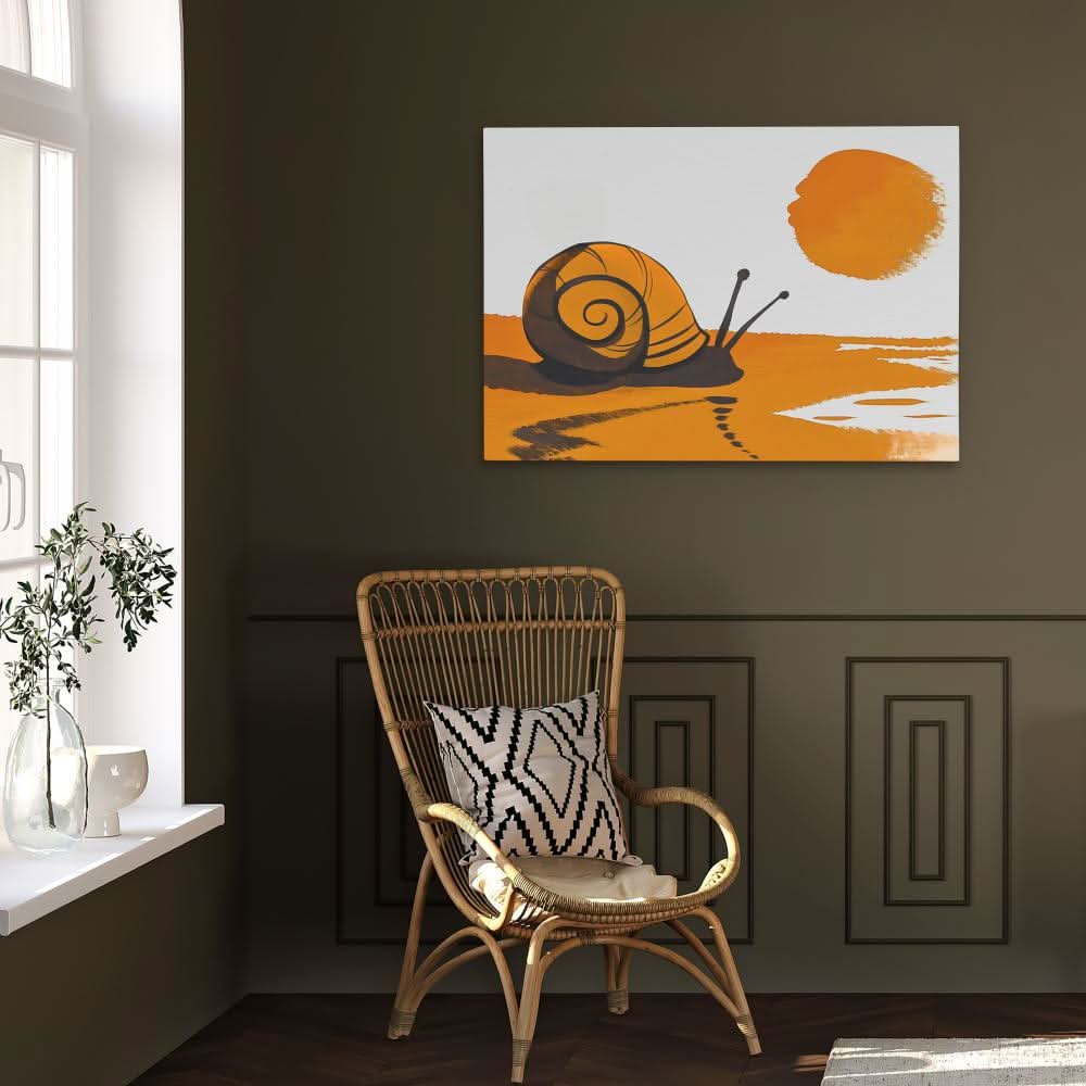 Warm Snail - Animals Art for Bedroom