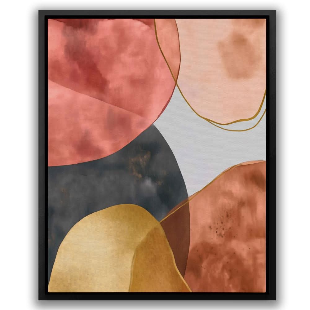 Warm Toned Abstract - Beige Wall Art for Lounge