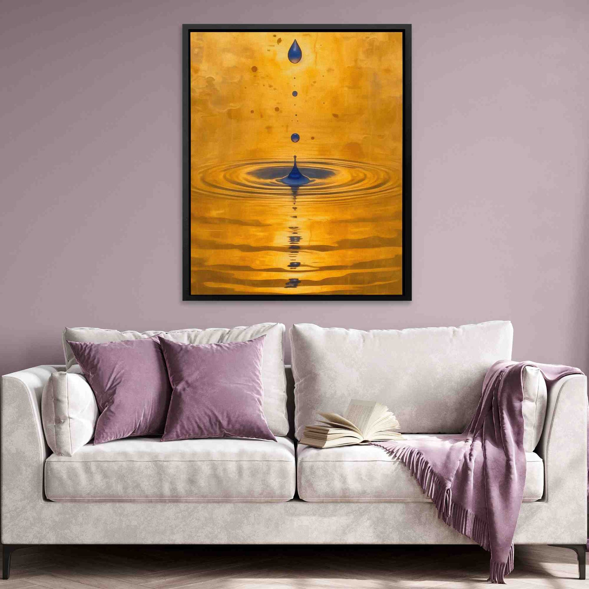 Water Droplets - Luxury Wall Art