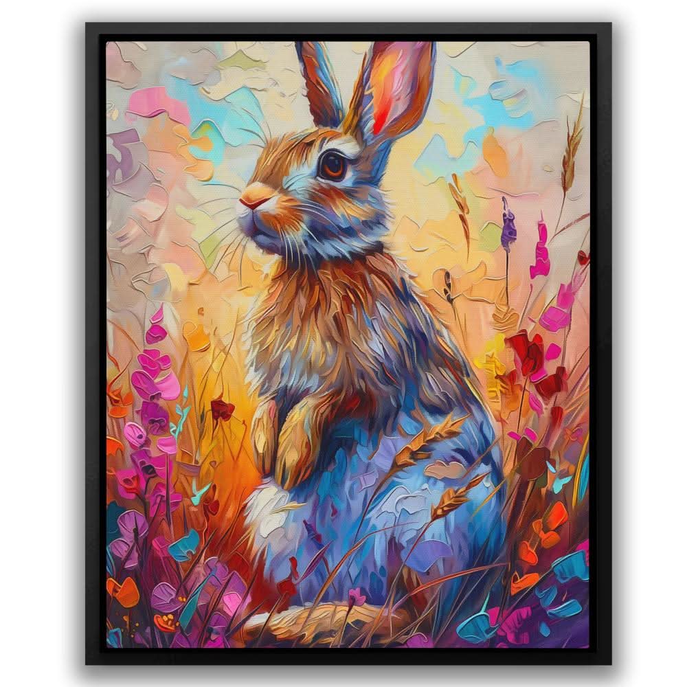 Watercolor Bunny - Canvas Wall Art