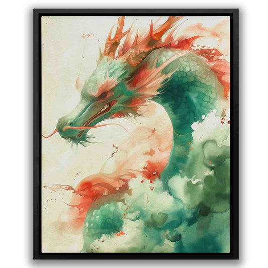 Watercolor Dragon - Luxury Wall Art