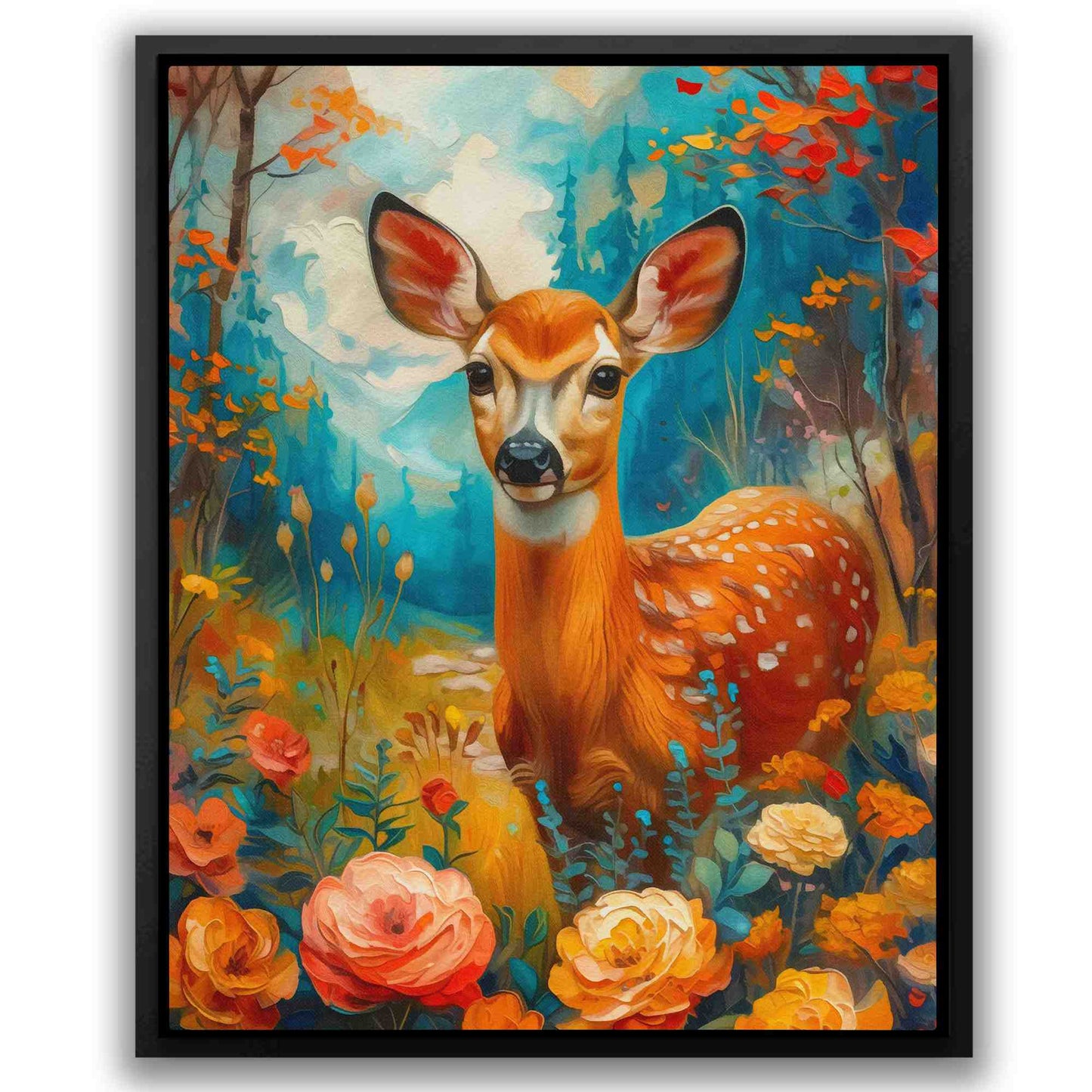 Watercolor Fawn - Luxury Wall Art