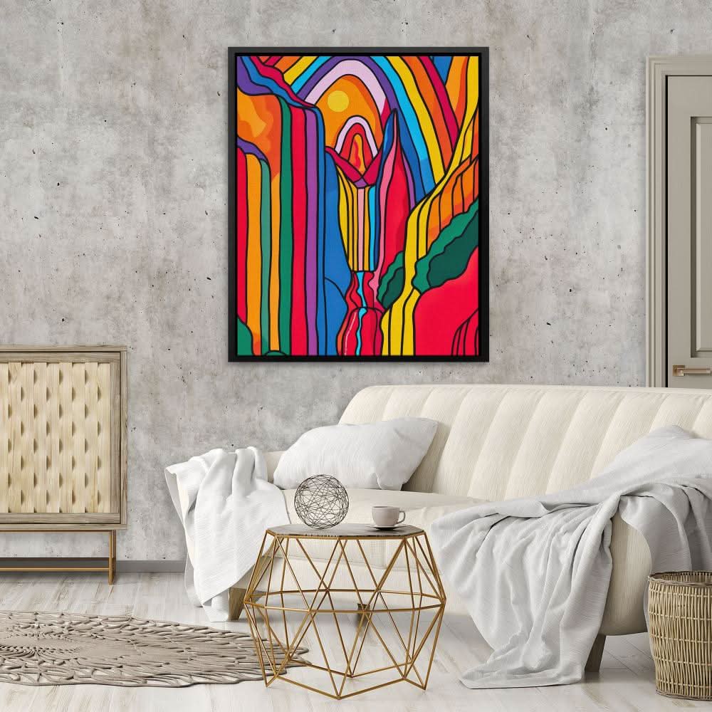 Waterfall Perspective - Landscapes Art for Hallway