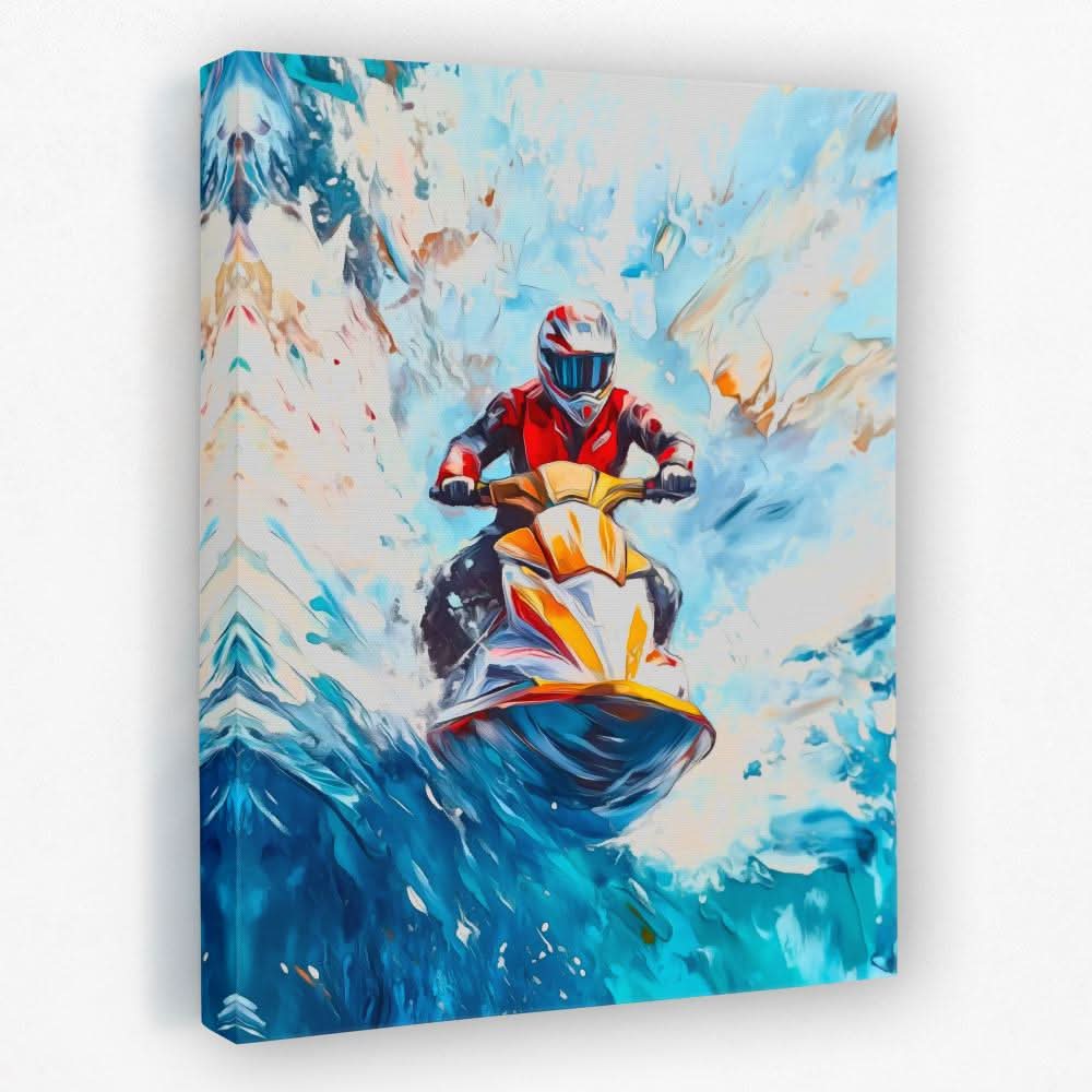Wave Rider - Sports Canvas Wall Art