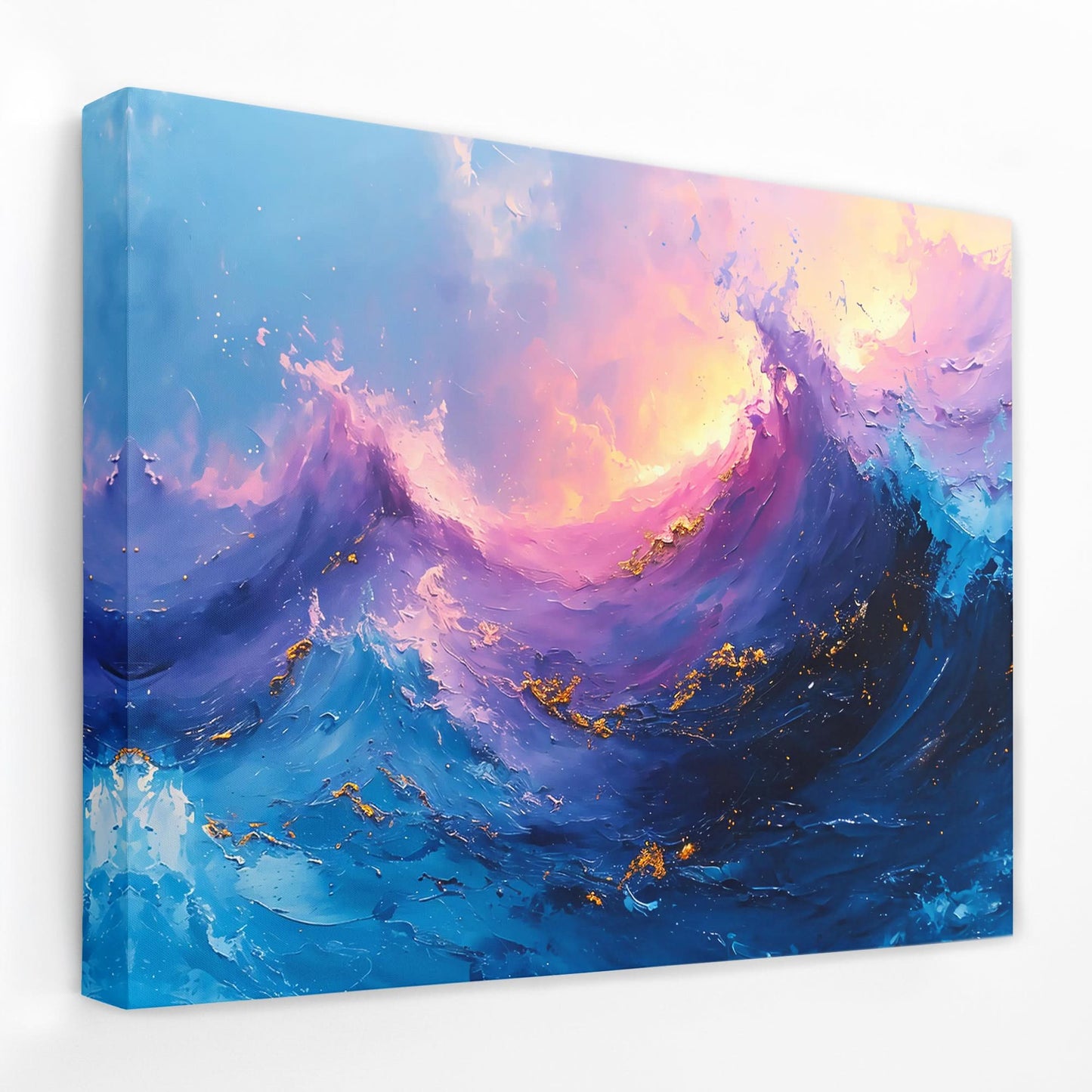 Waves in a Sunset - Luxury Wall Art