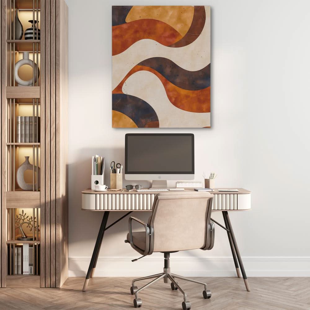 Waves of Auburn - Framed Wall Art