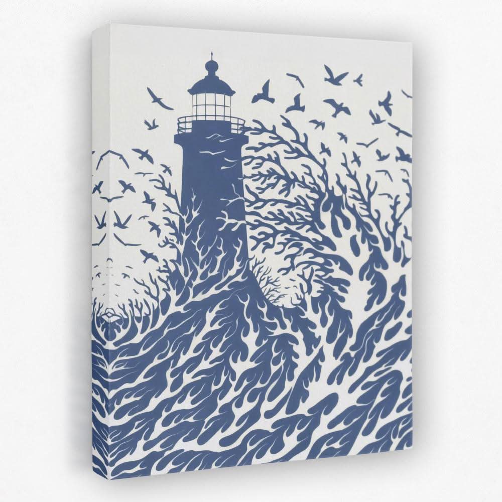 Waves of Life - Beach Canvas Wall Art
