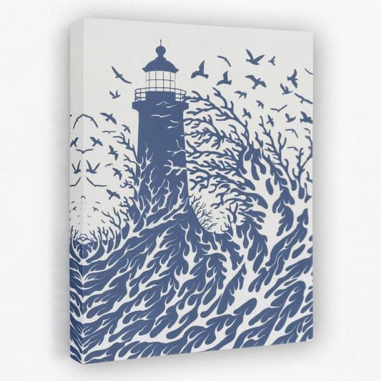 Waves of Life - Beach Canvas Wall Art
