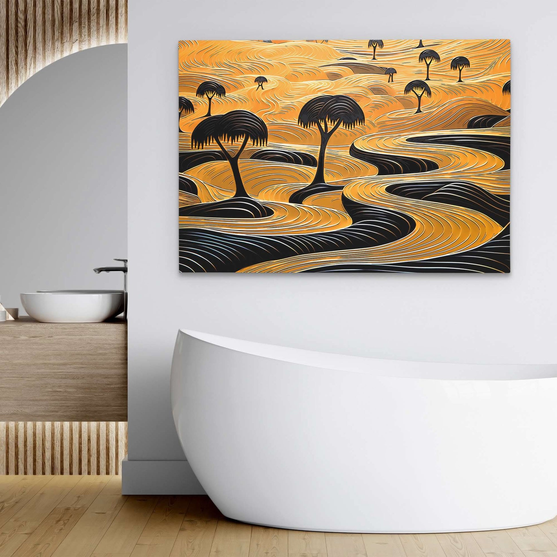 Weaving Hills - Luxury Wall Art
