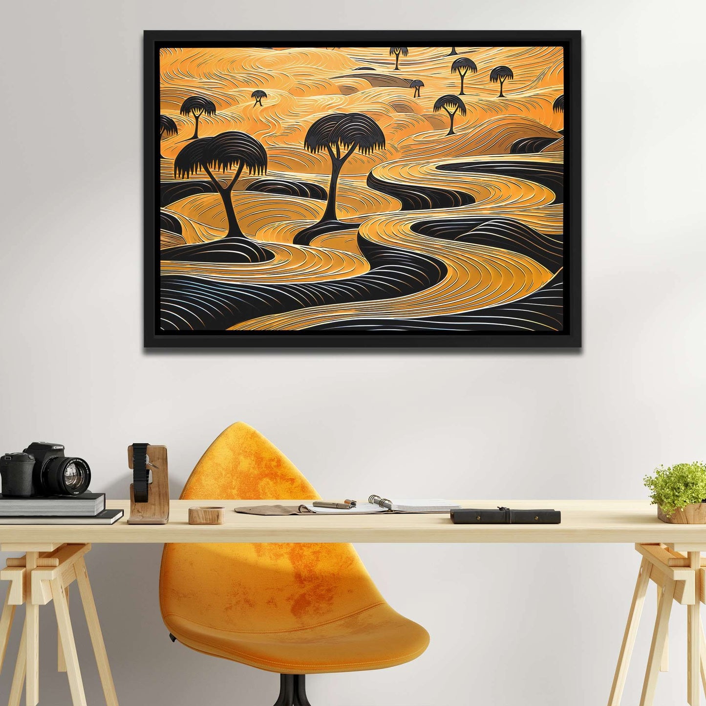 Weaving Hills - Luxury Wall Art