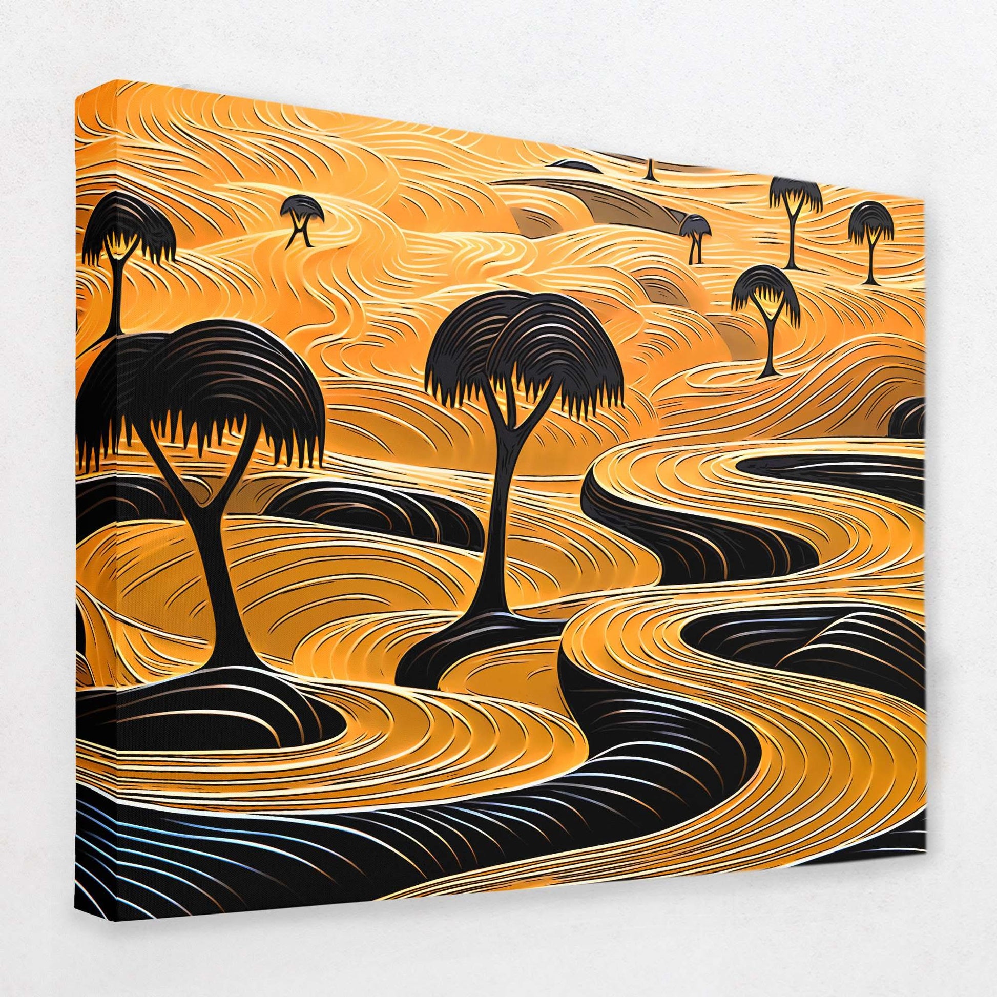 Weaving Hills - Luxury Wall Art