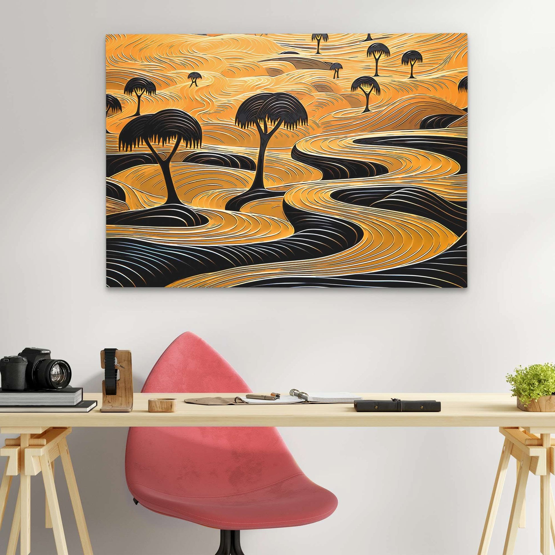 Weaving Hills - Luxury Wall Art
