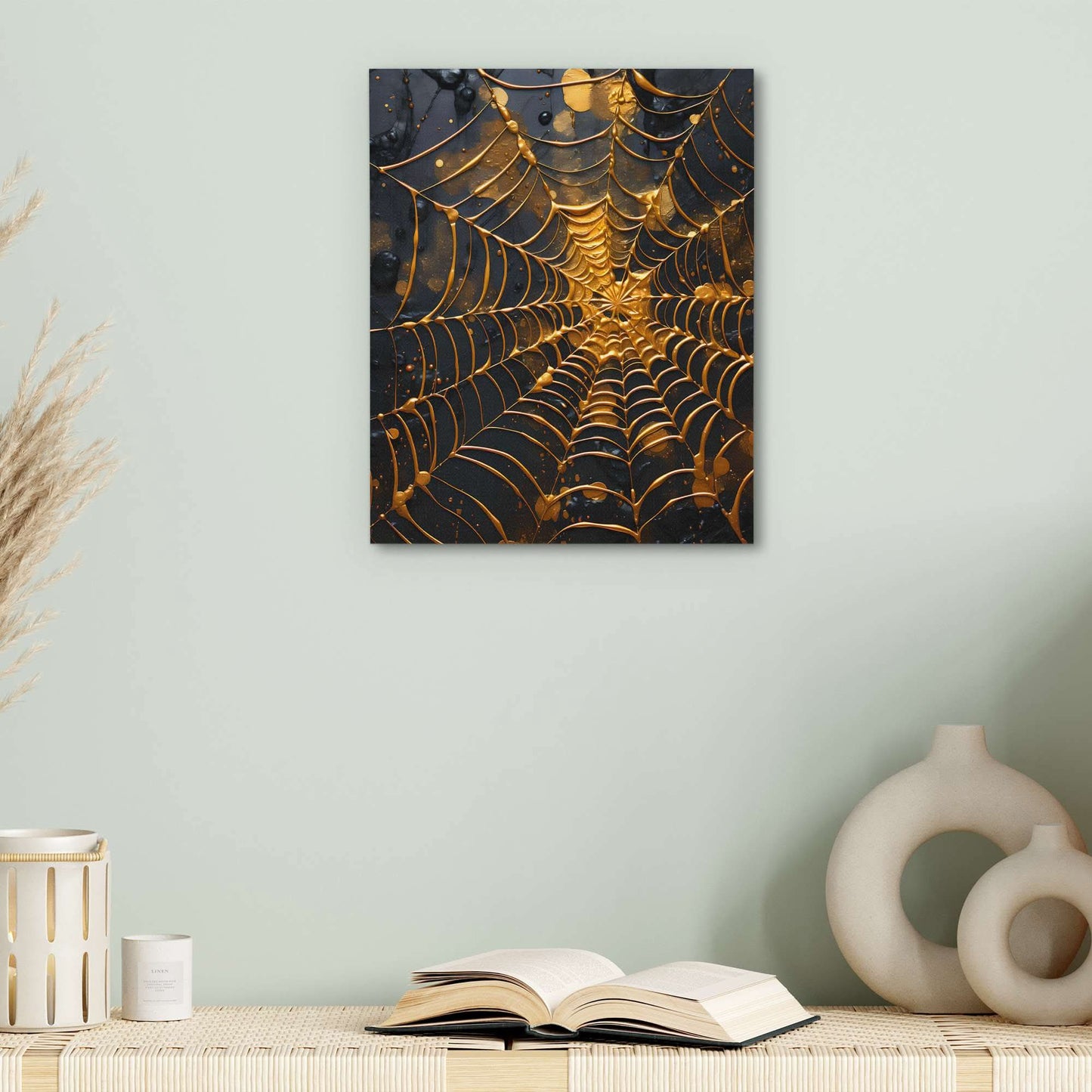 Web of Gold - Luxury Wall Art