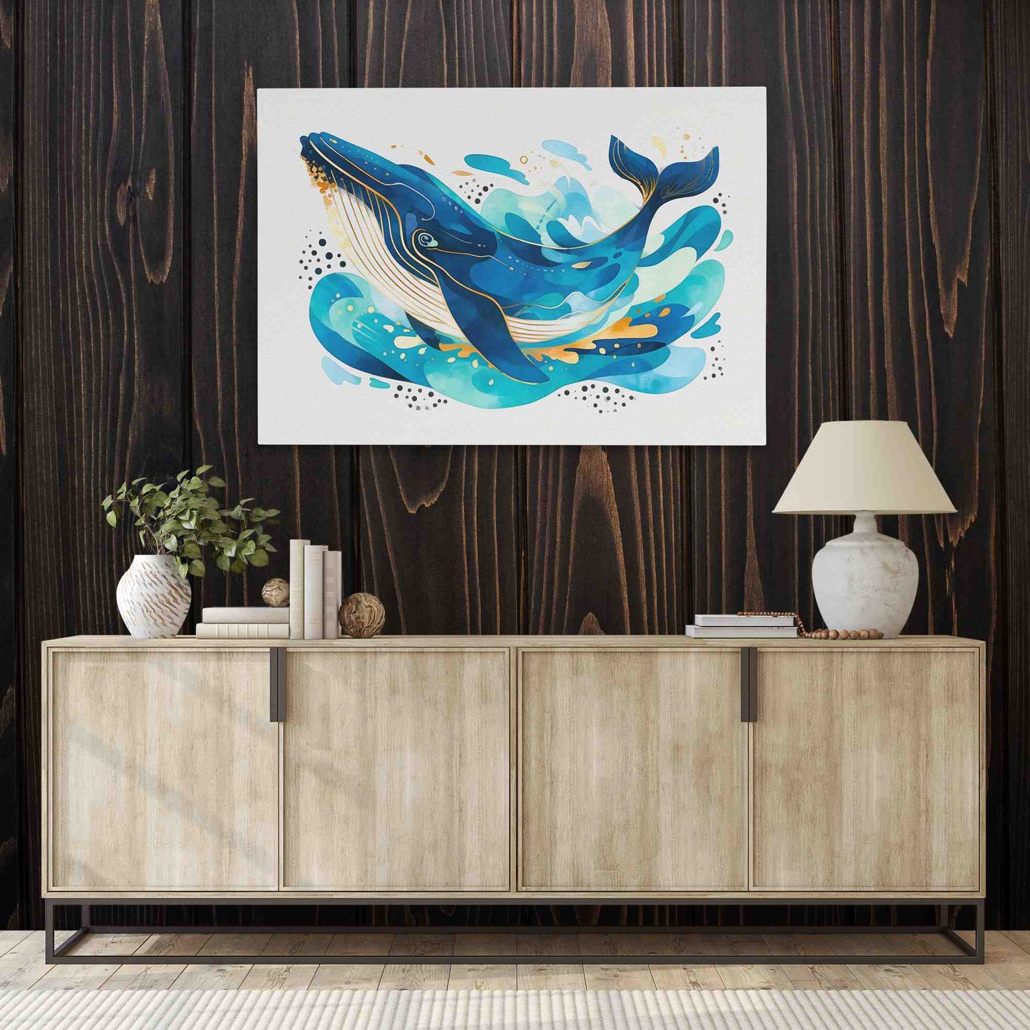 Whale Splash - Luxury Wall Art
