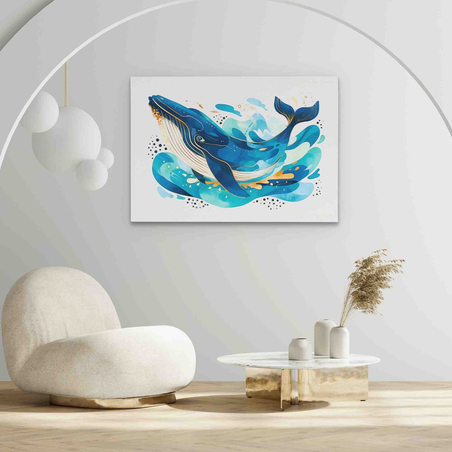 Whale Splash - Luxury Wall Art