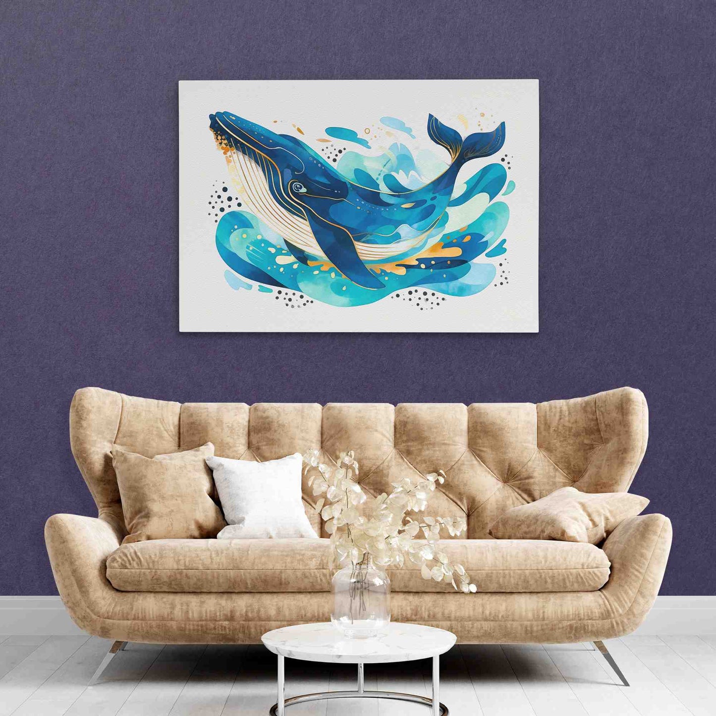 Whale Splash - Luxury Wall Art