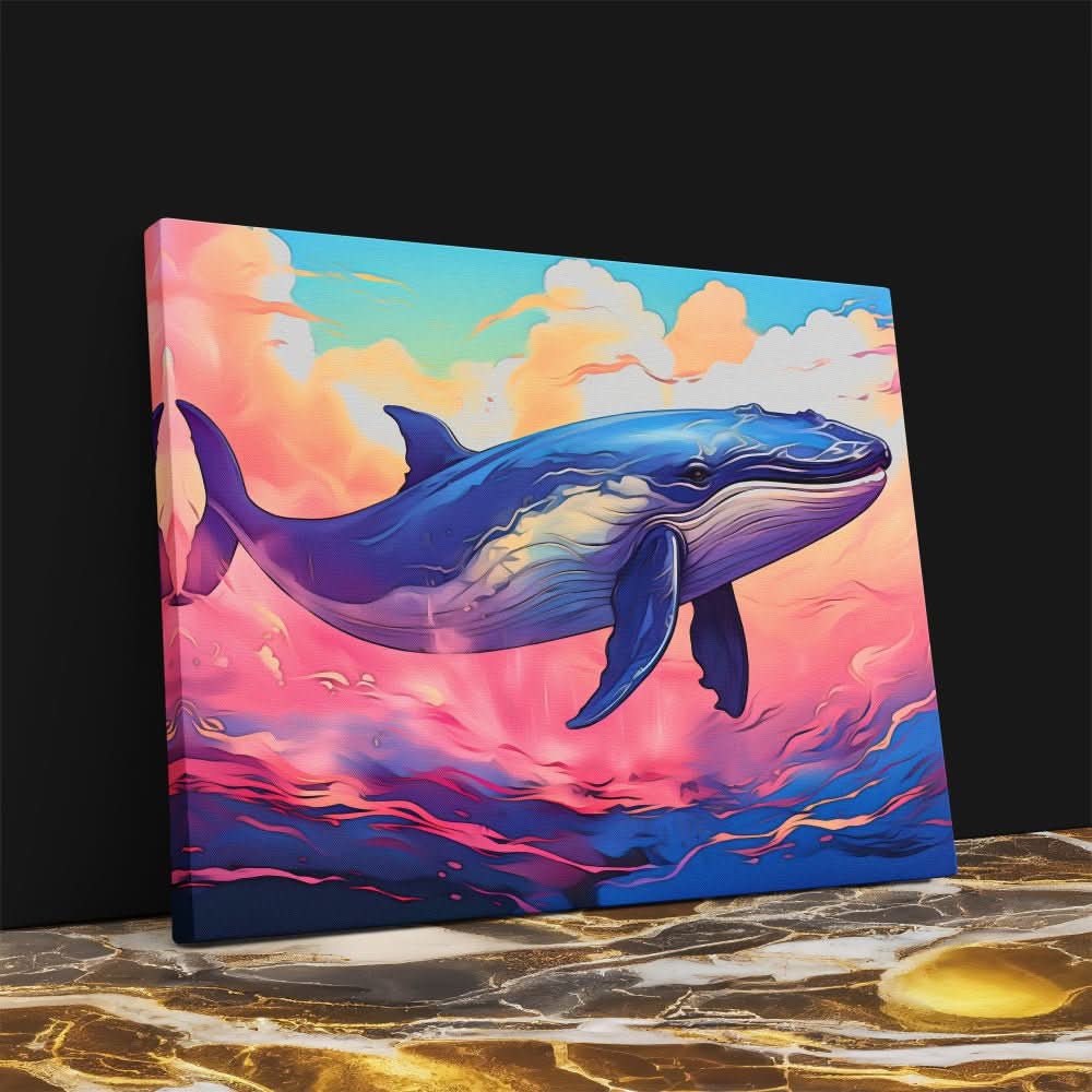 Whimsical Wave - Colorful Landscapes Canvas Print