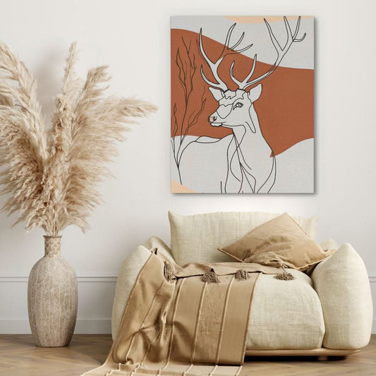 Whisper of the Forest - Abstract Wall Art in Black Frame