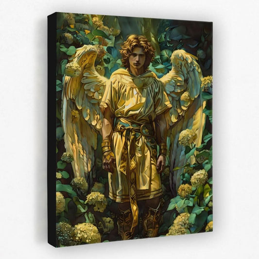 Whispered Echoes - Angel Canvas Wall Art