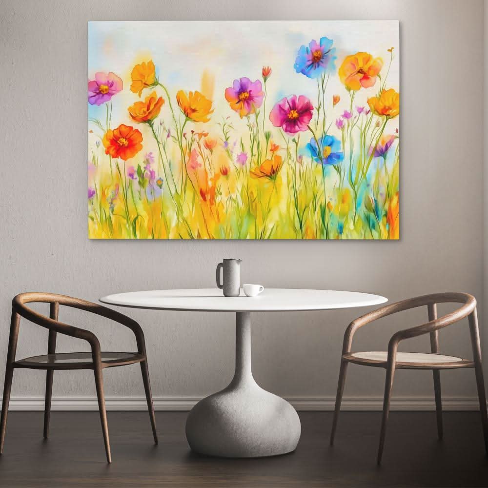 Wildflower Waltz - Floral Art for Bedroom