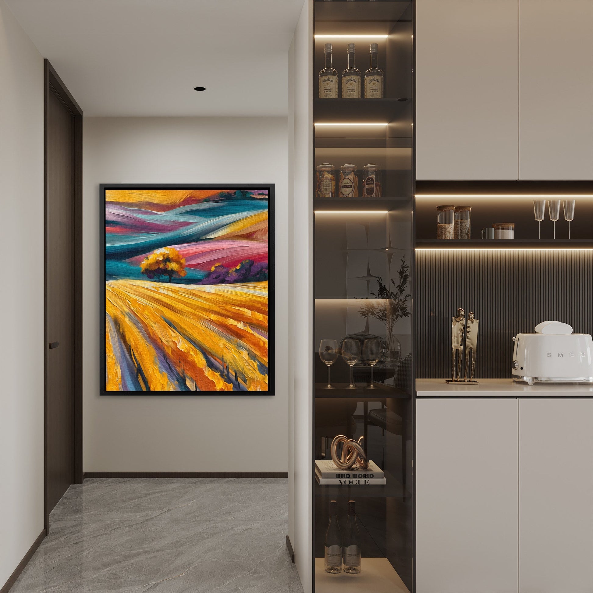 Windswept Golden Hills - Luxury Wall Art