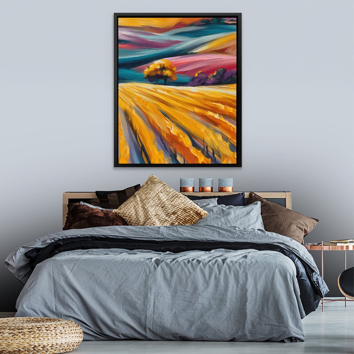 Windswept Golden Hills - Luxury Wall Art