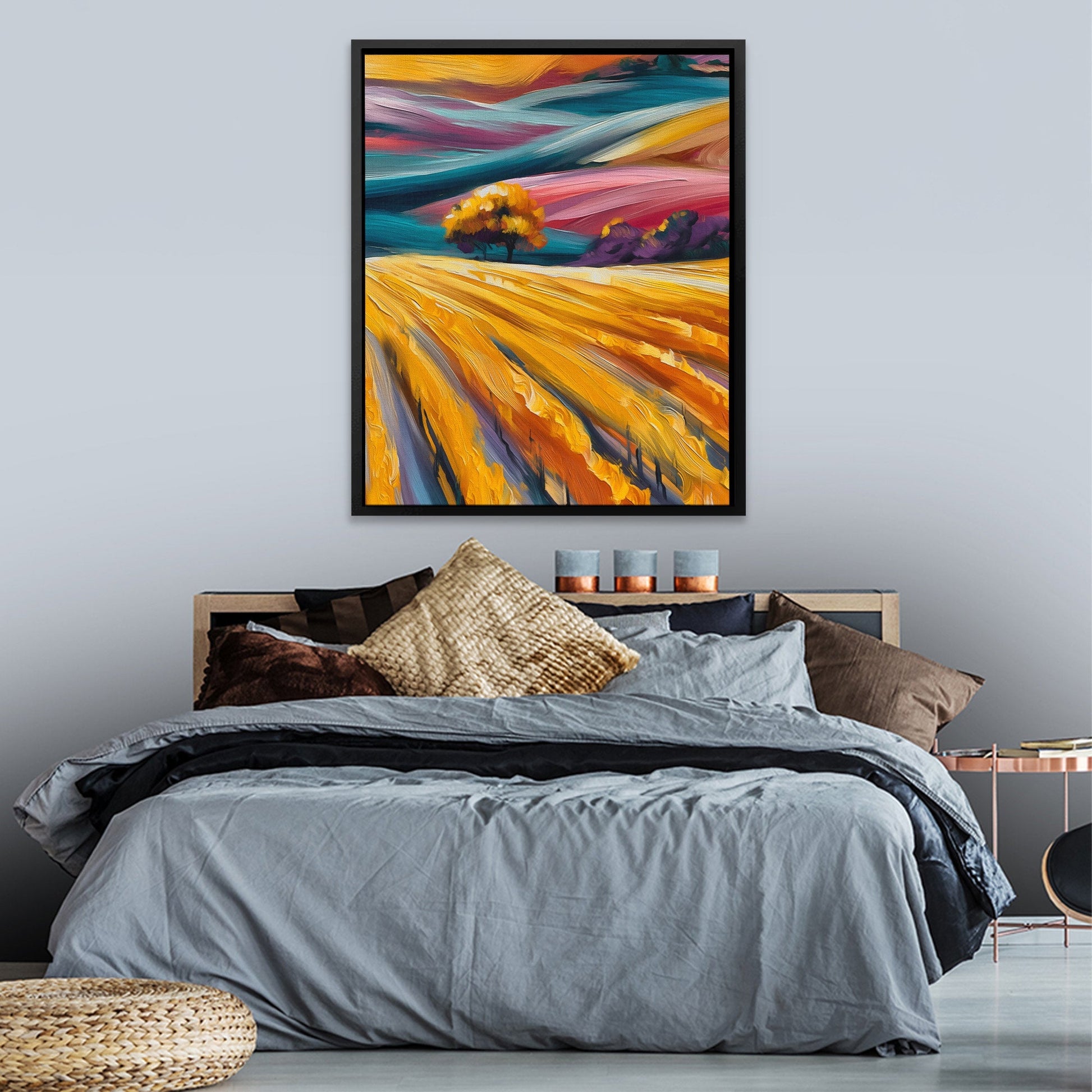 Windswept Golden Hills - Luxury Wall Art