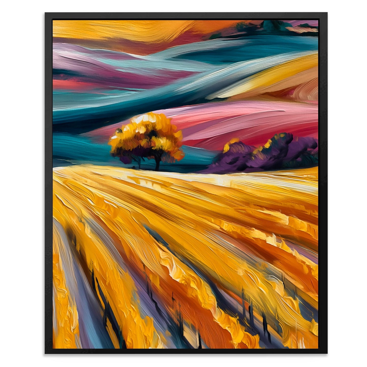 Windswept Golden Hills - Luxury Wall Art