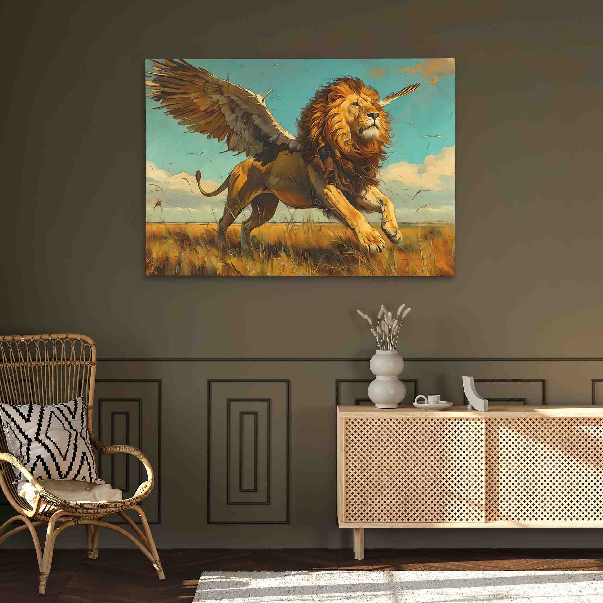 Winged Beast - Luxury Wall Art