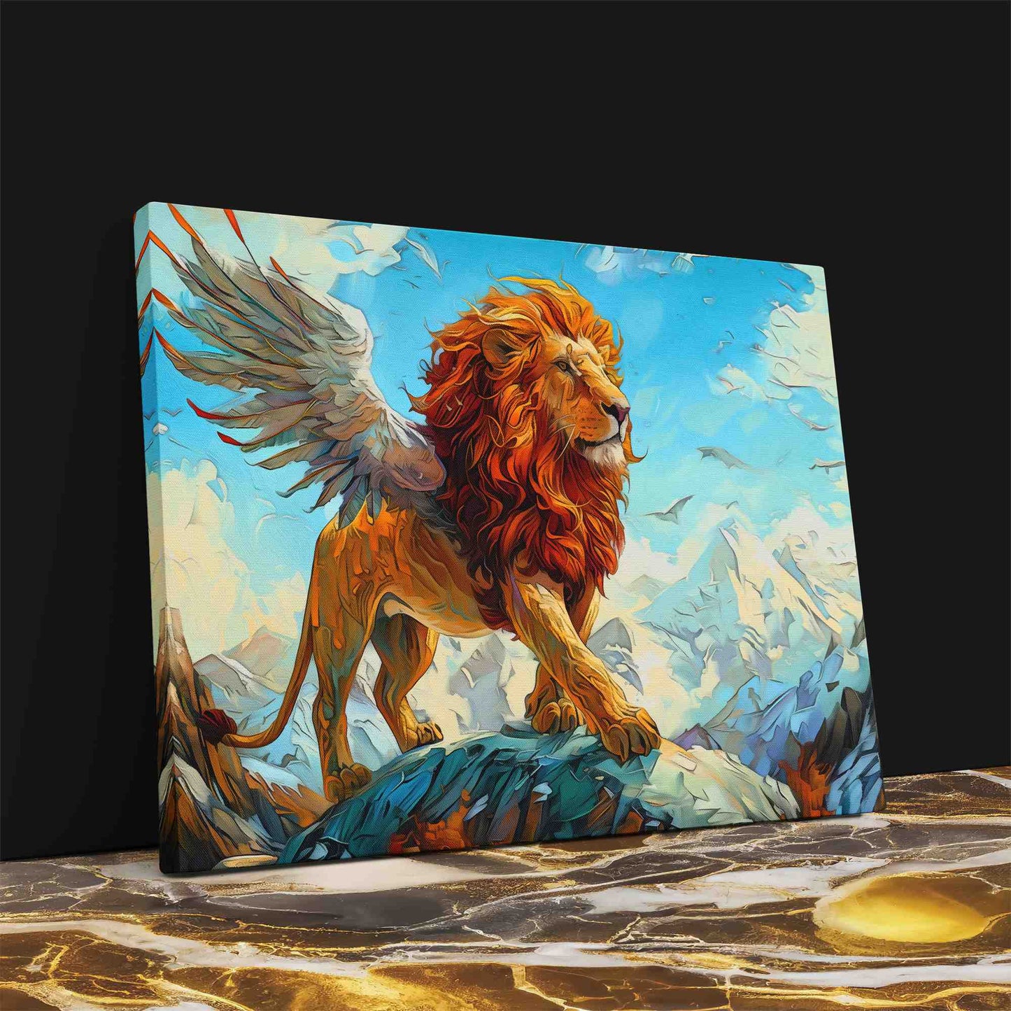 Winged Lion - Luxury Wall Art