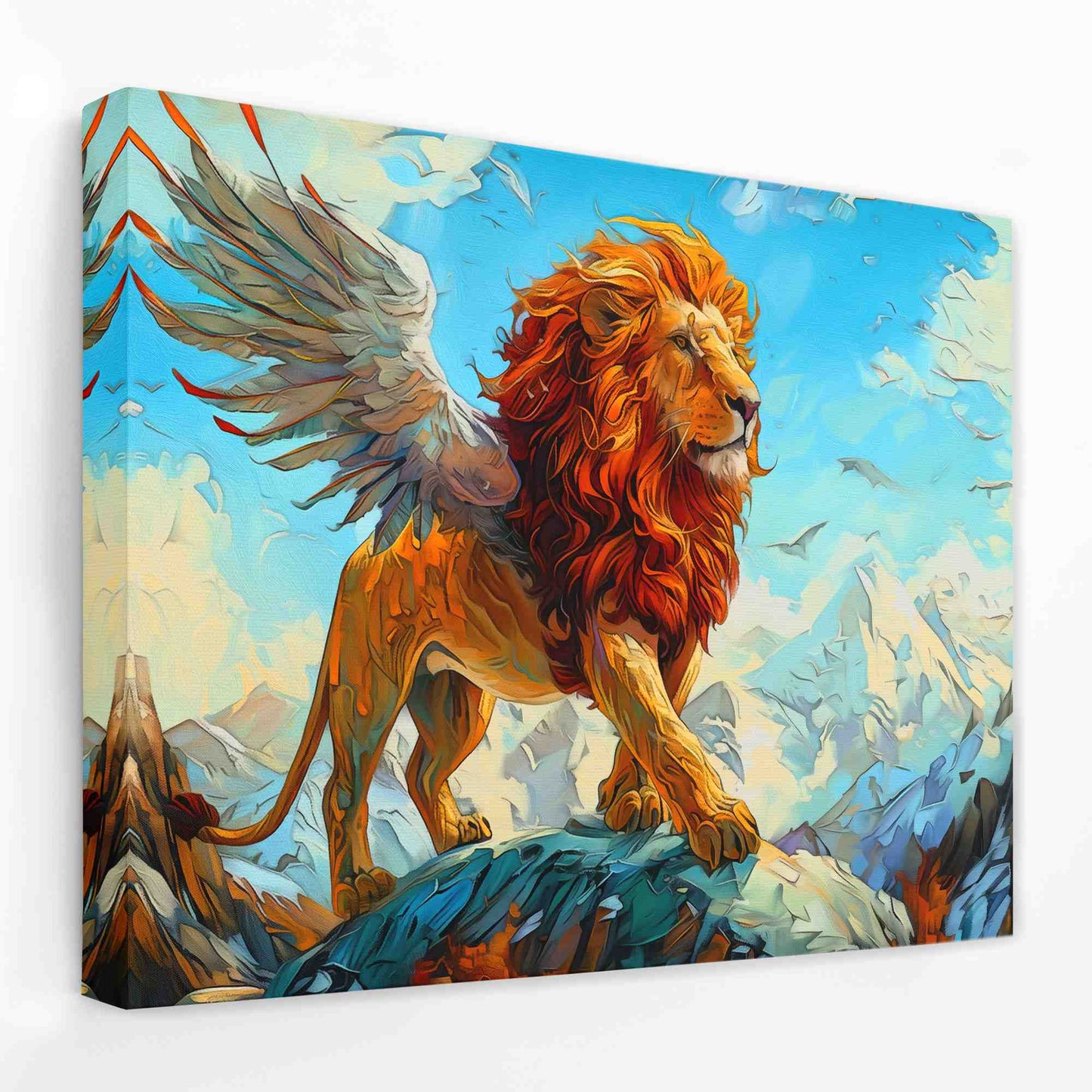 Winged Lion - Luxury Wall Art