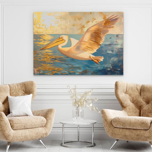 Wings of the Coast - Wall Art in Black Frame
