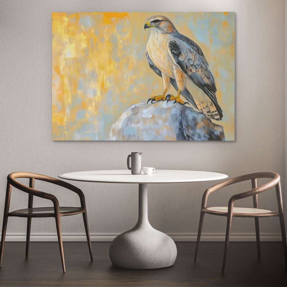 Wings of the Wind - Modern Earth Tones Canvas Wall Art